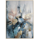 Livery Blue Abstract Watercolor Wall Art
