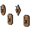 Forge Hollow Wall Hooks, Set of 4