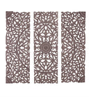 Cadence Carved Panel Wall Décor, Set of 3