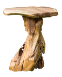 Teak Mushroom Bar High Table