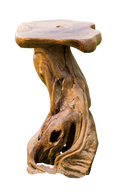 Teak Mushroom Bar Stool