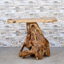Teak Root Console Table
