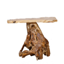 Teak Root Console Table