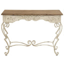 Forge Hollow Scroll Console Table
