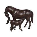 Nomad Mom & Baby Horse Sculpture