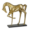 Livery Gold Horse Decorative Sculpture