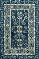Tangier Tan-1 Blue Rug