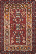 Tangier Tan-1 Red Rug