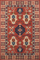 Tangier Tan-3 Red Rug