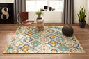Tangier Tan-17 Blue Rug