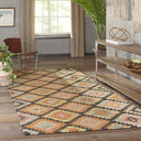 Tangier Tan-19 Black Rug