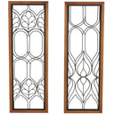 Livery Beaded Cutouts Wall Décor, Set of 2
