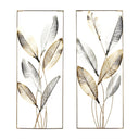 Livery Gold Leaf Wall Décor, Set of 2