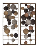 Livery Geometric Cutouts Wall Décor, Set of 2