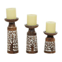 Cadence Tree Candle Holders, Set of 3