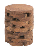Grove Log Style Accent Table