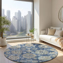 Meadow Run CBMR634 Blue Rug