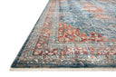 Elise ELI-05 Navy/Red Rug