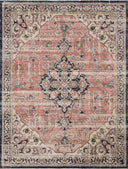 Graham GRA-06 Coral/Navy Rug