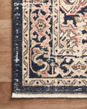 Graham GRA-06 Coral/Navy Rug