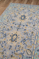 Tangier Tan-30 Blue Rug