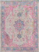 Antioch AIC-2306 Burgundy / Gray Rug