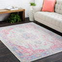 Antioch AIC-2306 Burgundy / Gray Rug