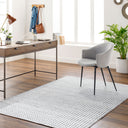 Ariel AIL-2302 Charcoal / White Rug