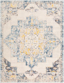 Ankara AKR-2309 Blue / Dark Brown Rug