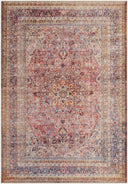 Amelie AML-2331 Burnt Orange / Dark Blue Rug