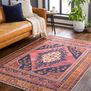 Amelie AML-2347 Burnt Orange / Dark Blue Rug
