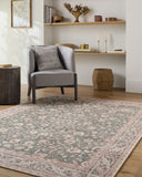 Amelie AML-2392 Cream / Dark Green Rug