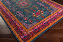 Anika ANI-1005 Aqua / Burgandy Rug