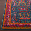 Anika ANI-1005 Aqua / Burgandy Rug