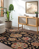 Athena ATH-5017 Black / Brown Rug