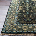 Antique ATQ-1008 Charcoal / Dark Green Rug