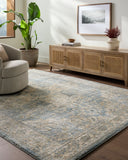 Avellino AVL-2300 Deep Teal / Denim Rug