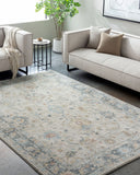 Avellino AVL-2309 Deep Teal / Gray Rug