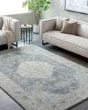 Avellino AVL-2315 Deep Teal / Denim Rug