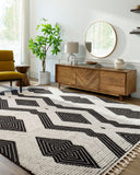 Azilal AZI-2300 Black / Ivory Rug