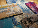 Banshee BAN-3343 Blue / Light Gray Rug