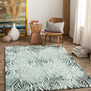 Belladonna BDA-3006 Deep Teal / Ivory Rug