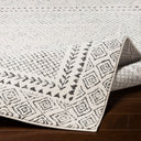 Bahar BHR-2321 Charcoal / Light Beige Rug
