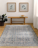 Margaret BOMG-2308 Black / Blue Rug