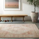 Luca BONC-2301 Brown / Dusty Pink Rug