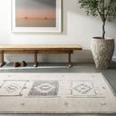 Solana BOOC-2302 Beige / Black Rug