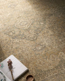 Renaissance BORI-2300 Dark Brown / Dusty Coral Rug