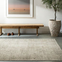 Margot BOSC-2302 Dark Brown / Dusty Sage Rug