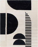 Brooklyn BRO-2304 Black / Cream Rug