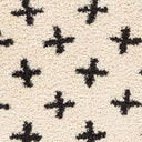 Beni Shag BSH-2304 Black / Cream Rug